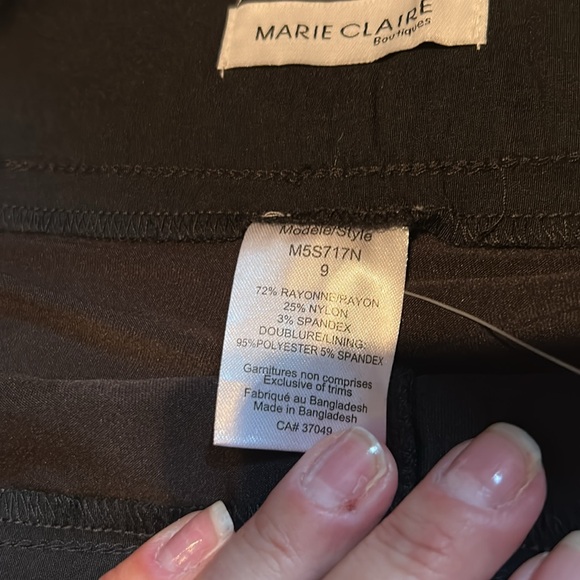 NWT Elegant Black Women's Skort size 9 - Picture 4 of 10